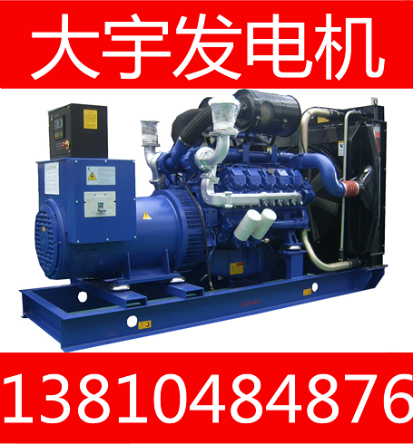 大宇600KW柴油发电机组配置及技术参数